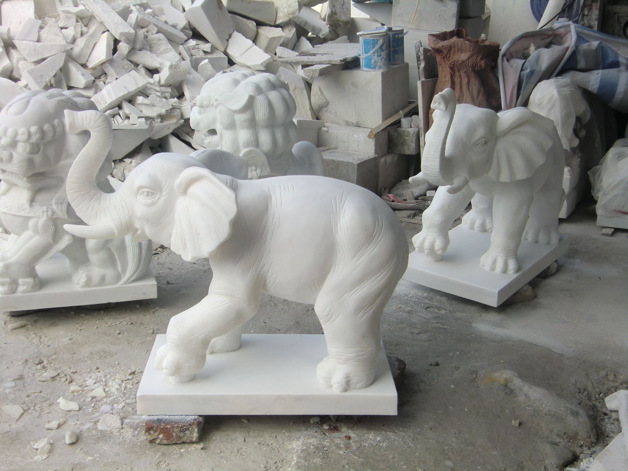 雅安市石雕大象供应厂家