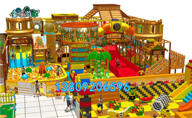 新型淘气堡  室内儿童乐园厂家广州童谣游乐设备价格图片