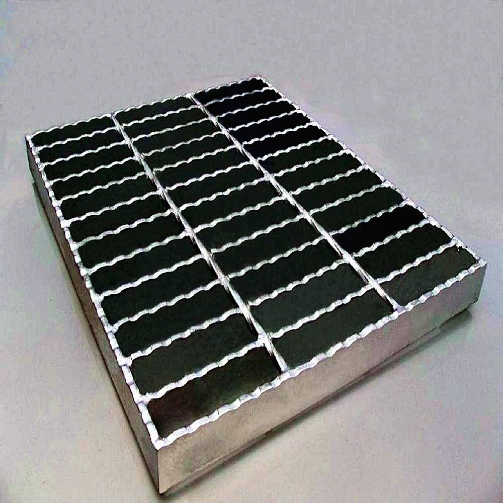 防滑镀锌齿形钢格板 排水沟盖板 电厂平台钢格板图片