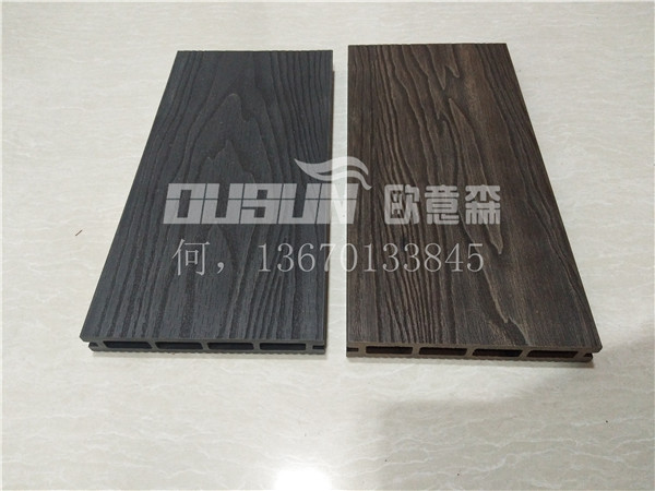 广东在线压花深压木纹地板厂家直销高端木塑地板