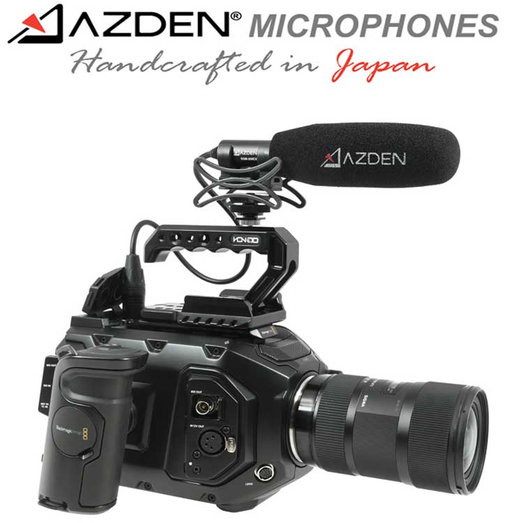 Azden SGM-250CX 阿兹丹小型电影机麦克风 驻极体传声器 超心型电容话筒 驻极体电容器话筒 枪式话筒 专业级图片