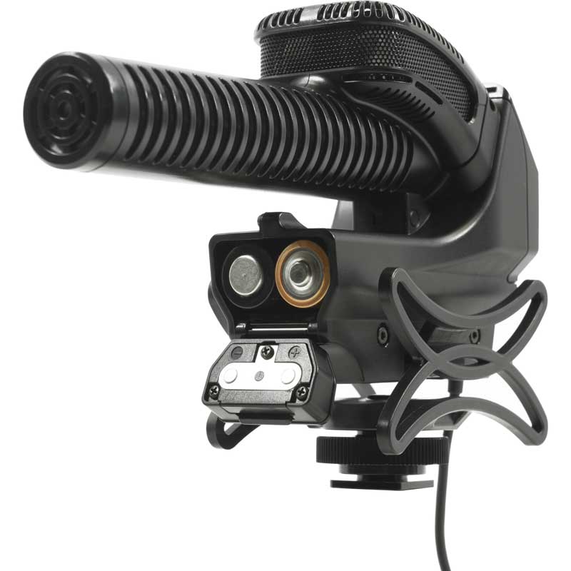 Azden SMX-30 阿兹丹单反相机录音麦克风 数码相机话筒 机头麦 驻极式电容话筒 直播录音 单声道/立体声可切换图片