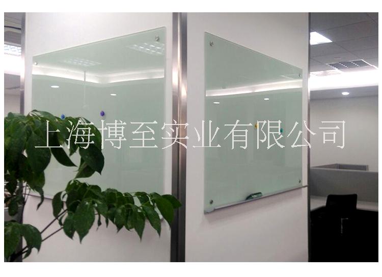 玻璃白板 钢化玻璃白板 办公会议白板 上海工厂送货包安装图片