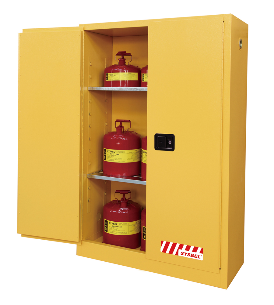 西斯贝尔FM认证防火柜，酸碱化学品柜，防火防爆柜化学品安全柜工业储存柜 防火柜化学品柜图片