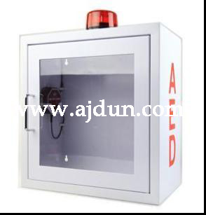 AED贮存箱心脏除颤器外箱, AED挂墙存放箱心科飞利浦、普美康、祖尔等AED存放箱图片
