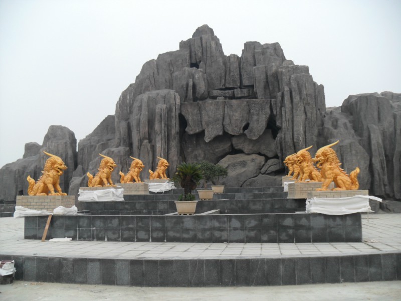南京假山水泥雕塑公司哪家专业-哪里好-效果图-制作工艺 东原城市景观建设