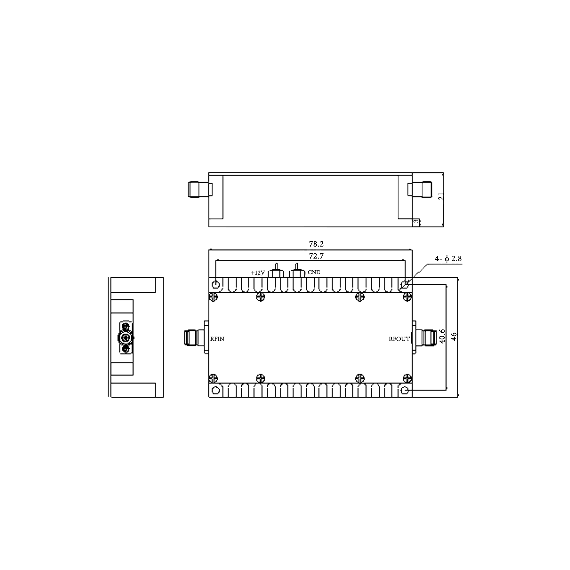 功率放大器 PA8375121[0.5-18 GHz]