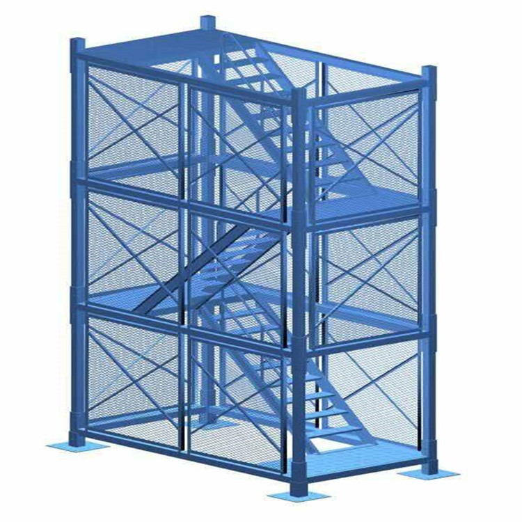框架梯笼 组合式施工梯笼 厂家现货供应路桥高墩梯笼 可定制图片