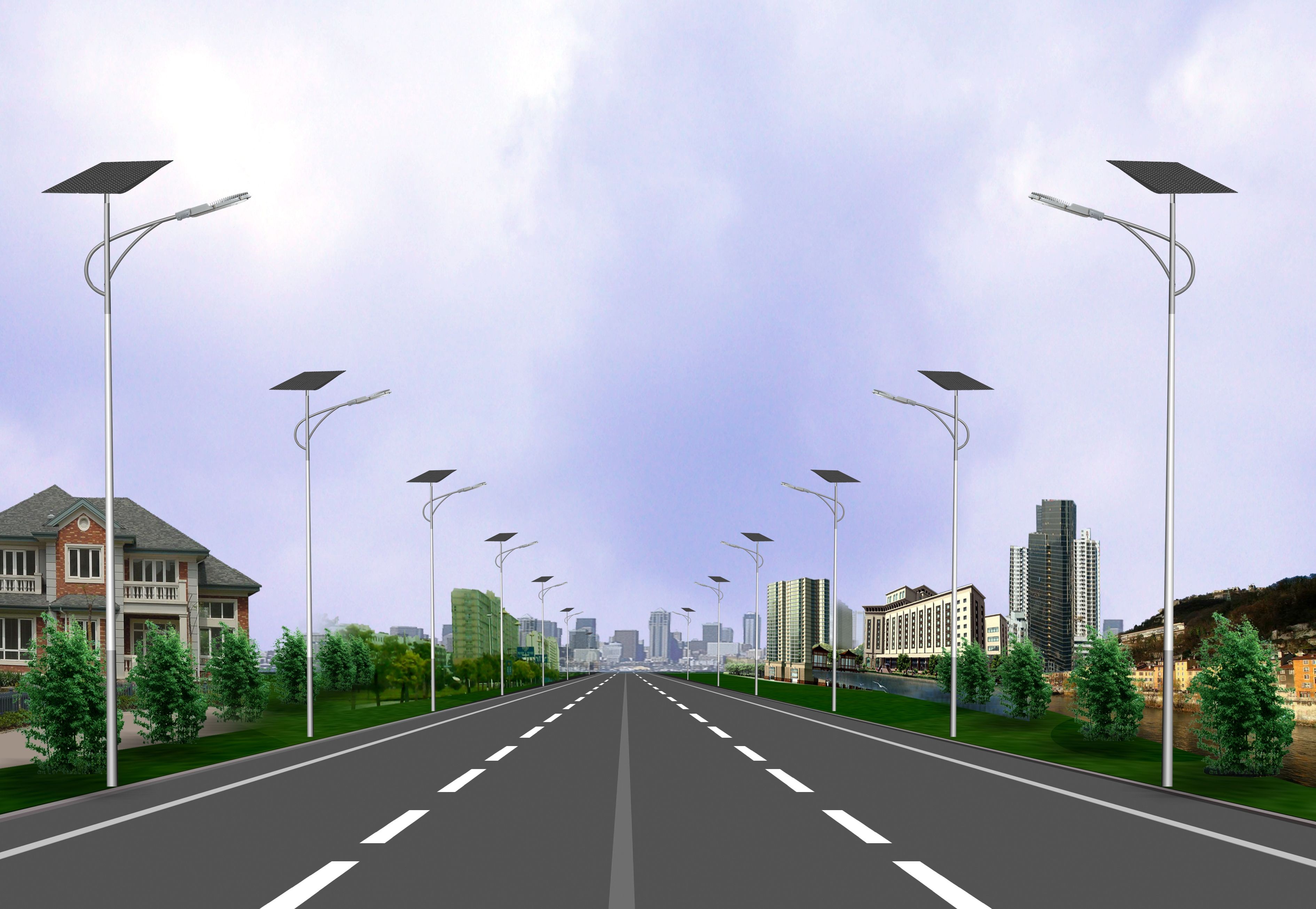 定制生产市政路灯  供货安装路灯图片