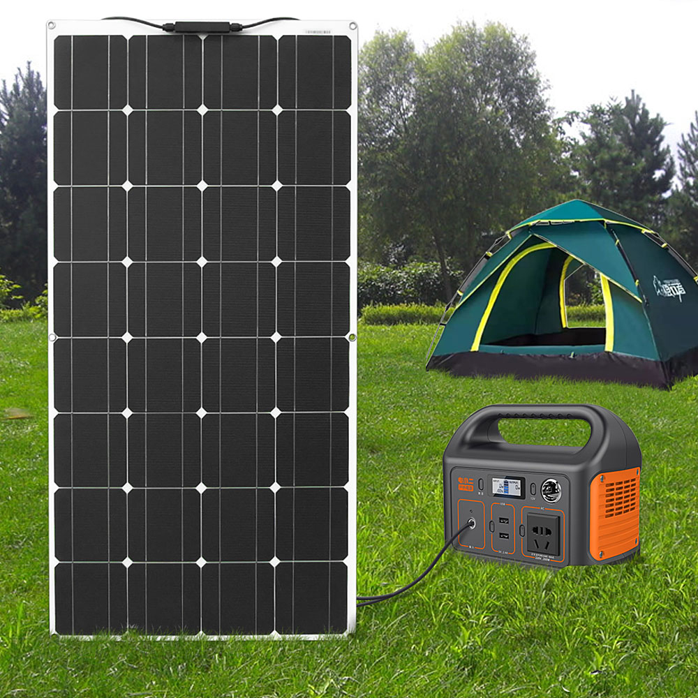 太阳能板 单晶100W太阳能板太阳能发电板太阳能电池板太阳能光伏组件