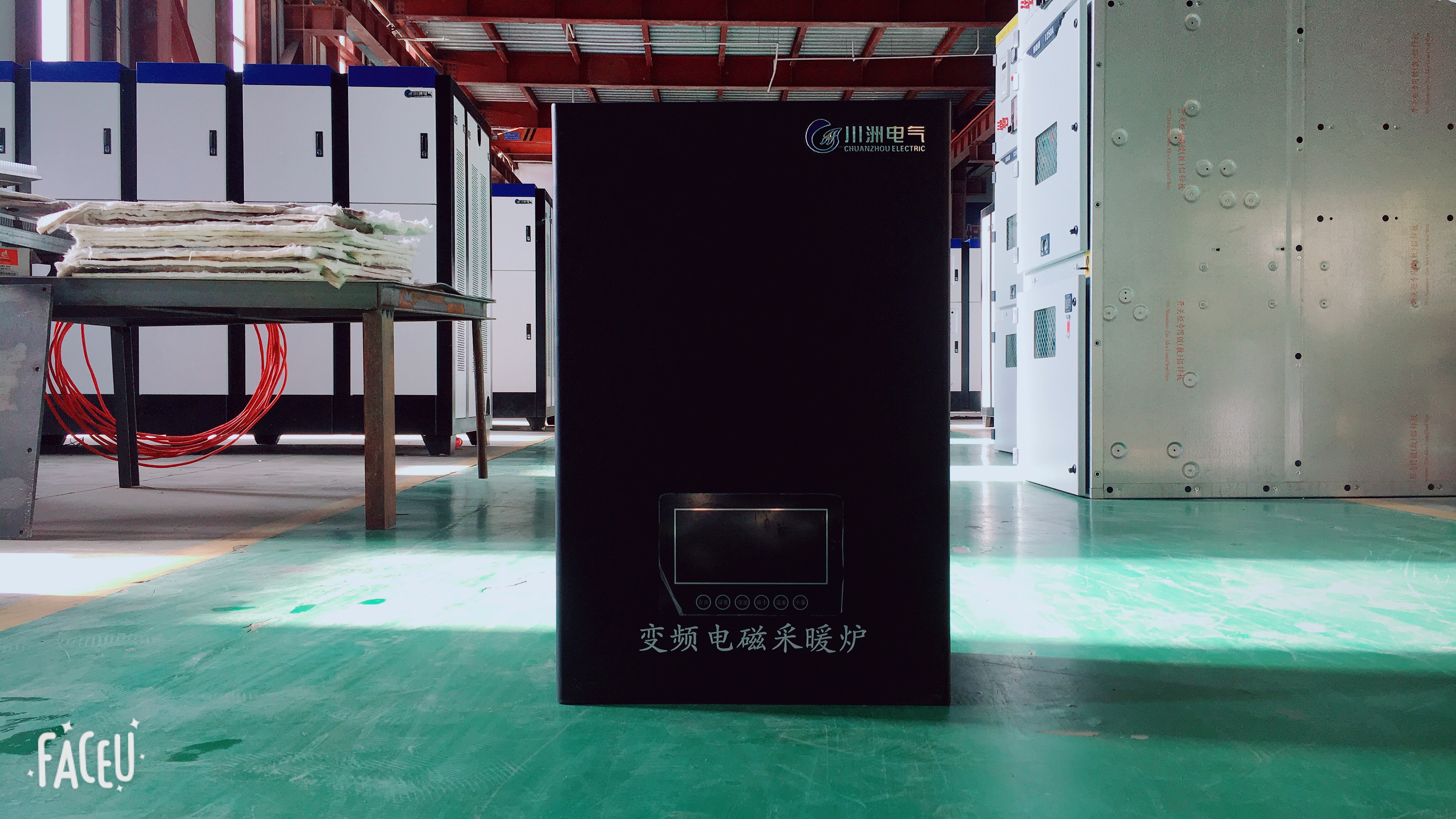 电壁挂炉6-10KW变频电磁采暖厂家图片