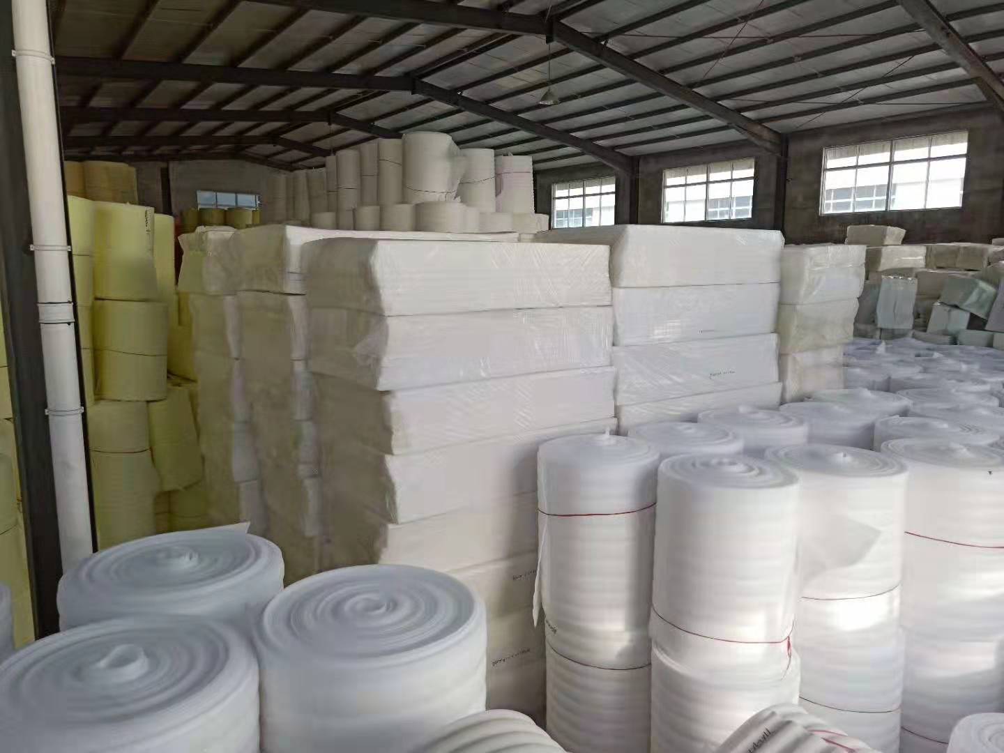 济南市珍珠棉板材厂家山东珍珠棉板材EPE防震白色高弹性泡沫板材5cm厚珍珠棉