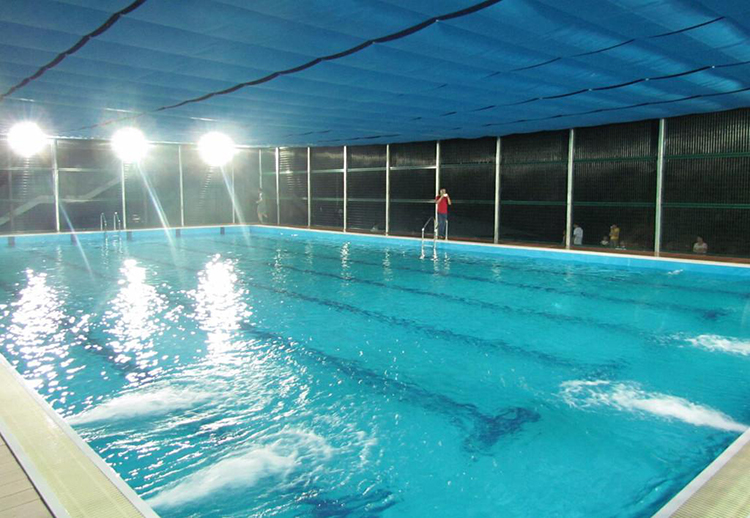 拼装式泳池定制 民宿景区泳池安装 美观防水胶膜泳池 可拆可移动泳池