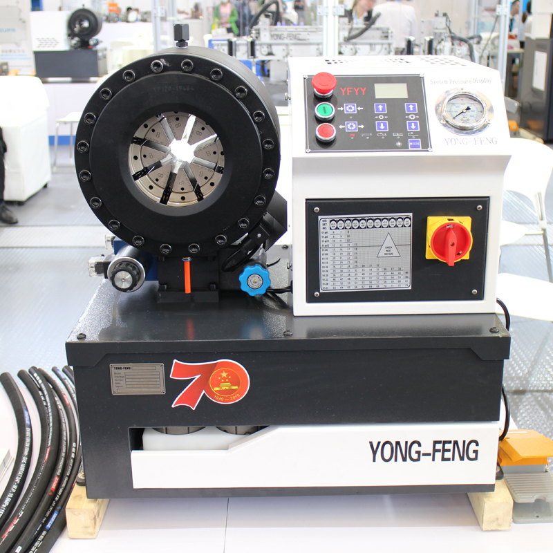 Y120型数控扣压机扣压精准度高的液压油管图片