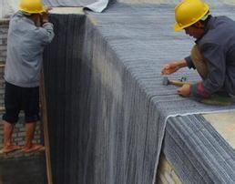 北京供应 水泥毯价格山东世杰水泥毯水渠湖泊水泥毯施工工艺图片