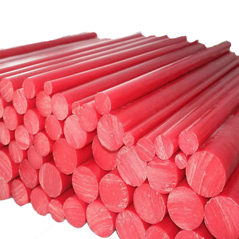 红色耐磨损抗老化尼龙棒 可定制纺织机械用尼龙棒材