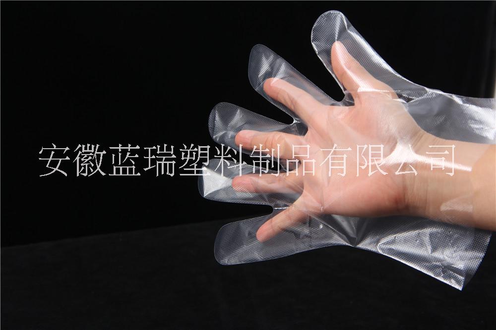 阜阳市食品级一次性手套厂家食品级一次性手套 透明塑料薄膜 防水防油防污