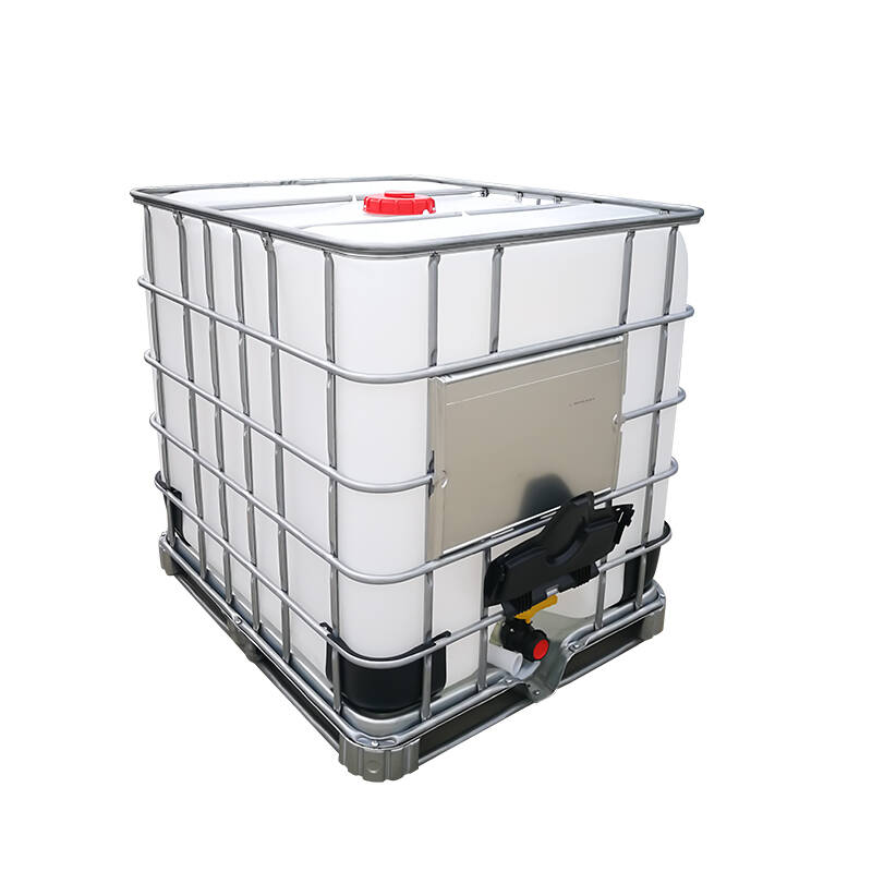 现货出售IBC塑料吨桶 大容量1000升化工方形集装桶 铁架带盖水桶