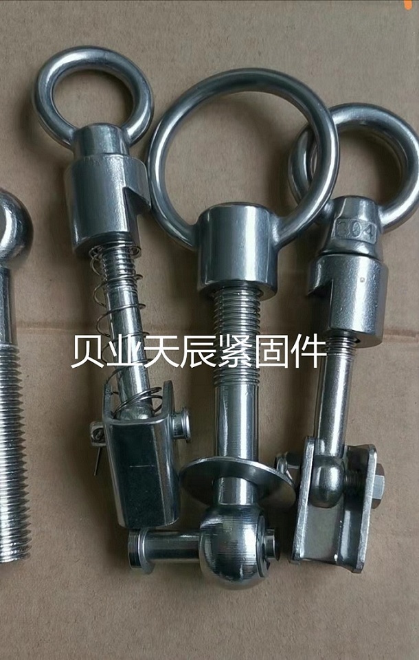 供应不锈钢过滤器人孔吊环螺丝螺母套装，压力罐吊环螺丝螺母组合套装图片