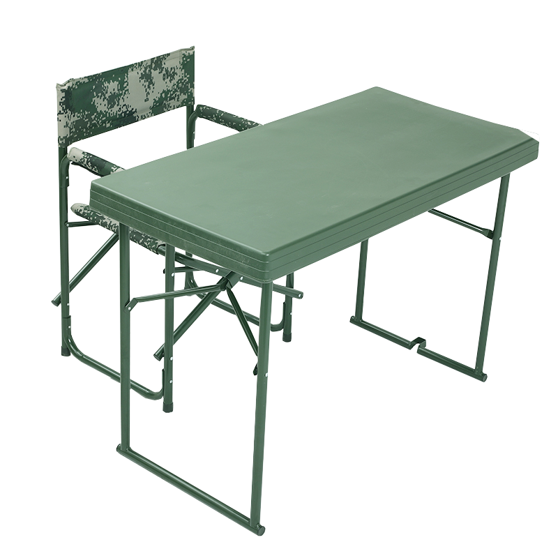 军绿吹塑桌 折叠桌多功能折叠桌 野战吹塑桌 作业吹塑桌