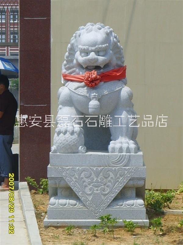 石狮子摆件 厂家现货石雕狮子雕塑