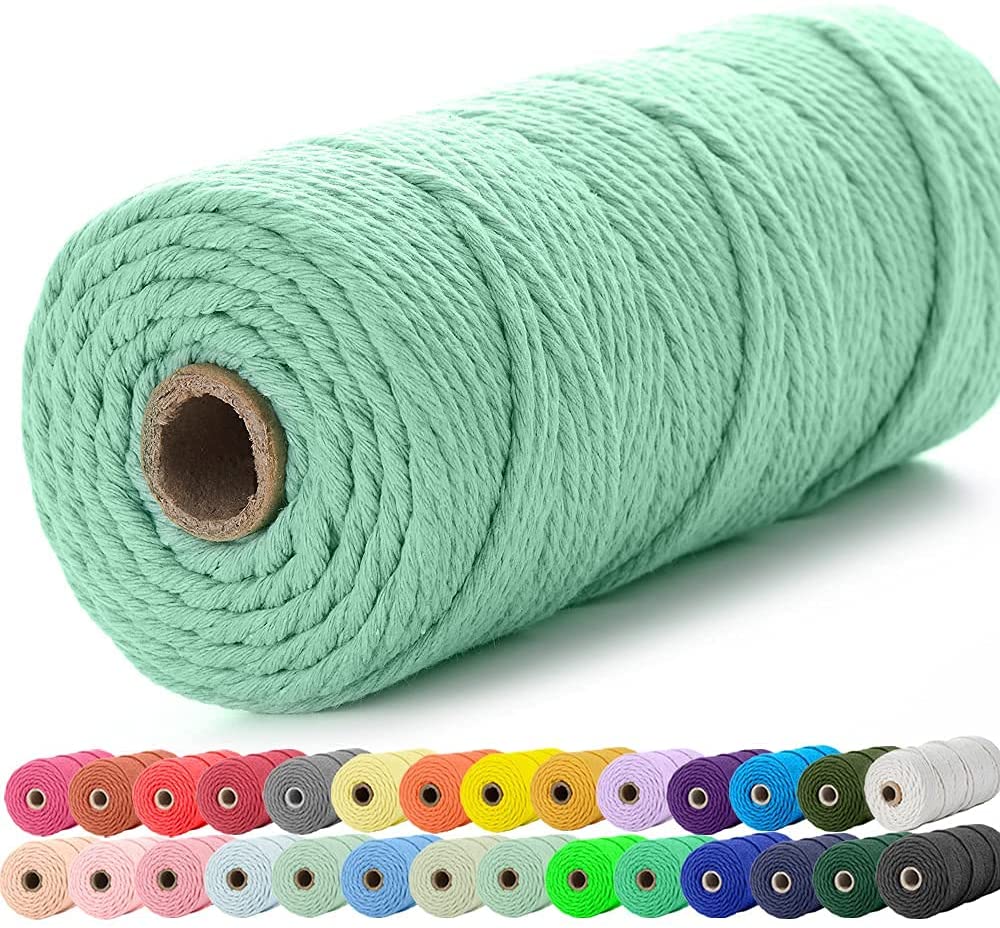13种颜色天然棉绳彩色棉绳批发