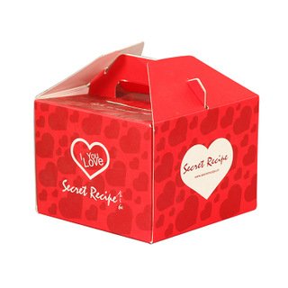 厂家定制手提袋 红色喜庆礼品包装手提袋 白卡纸彩印包装盒纸盒