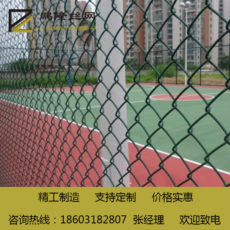 鹏隆丝网 厂家供应 网球场围网 球场围网 室外网球场围网图片