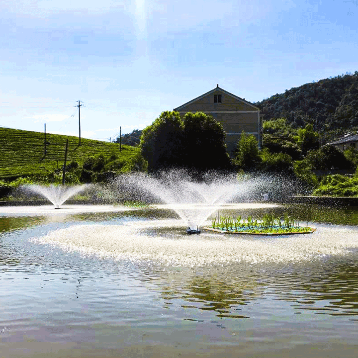 喷泉曝气机  如克环保    景观喷泉曝气机