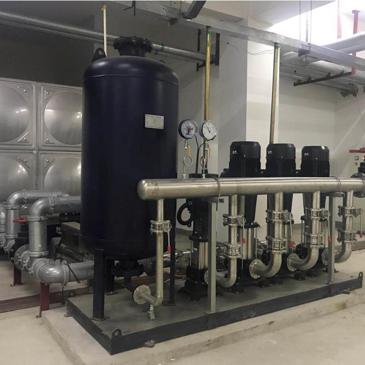 二次变频恒压供水设备  不锈钢多级泵 卫生图片