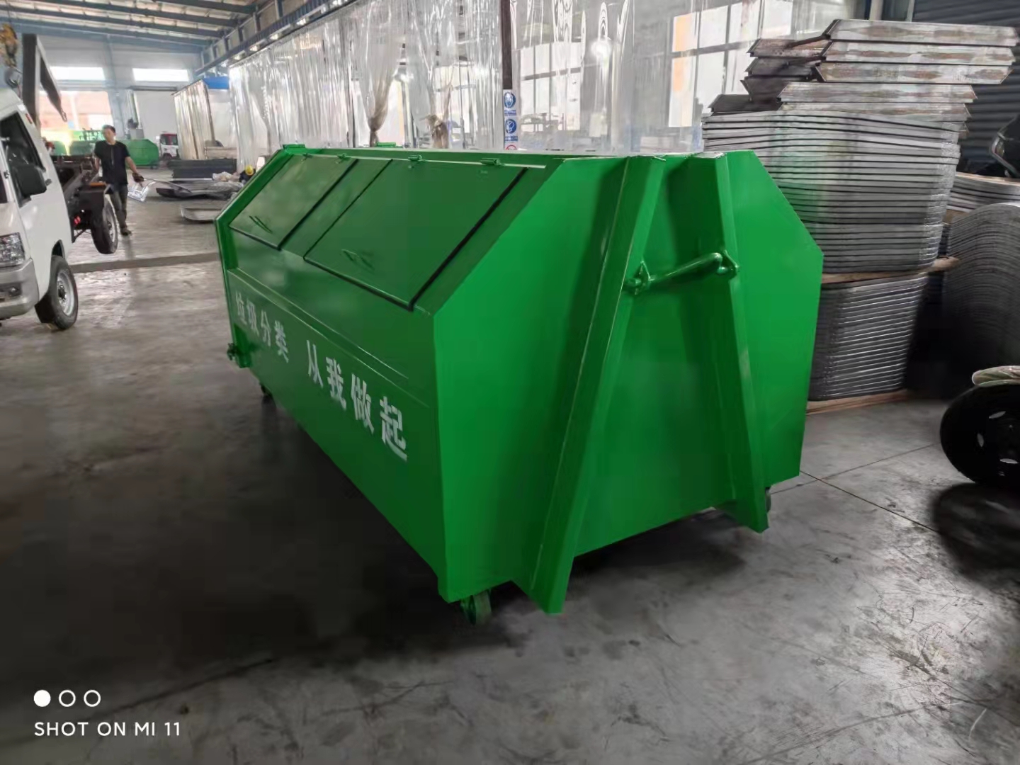 菏泽碧云环卫设备5方垃圾箱生产厂家 垃圾箱供货商