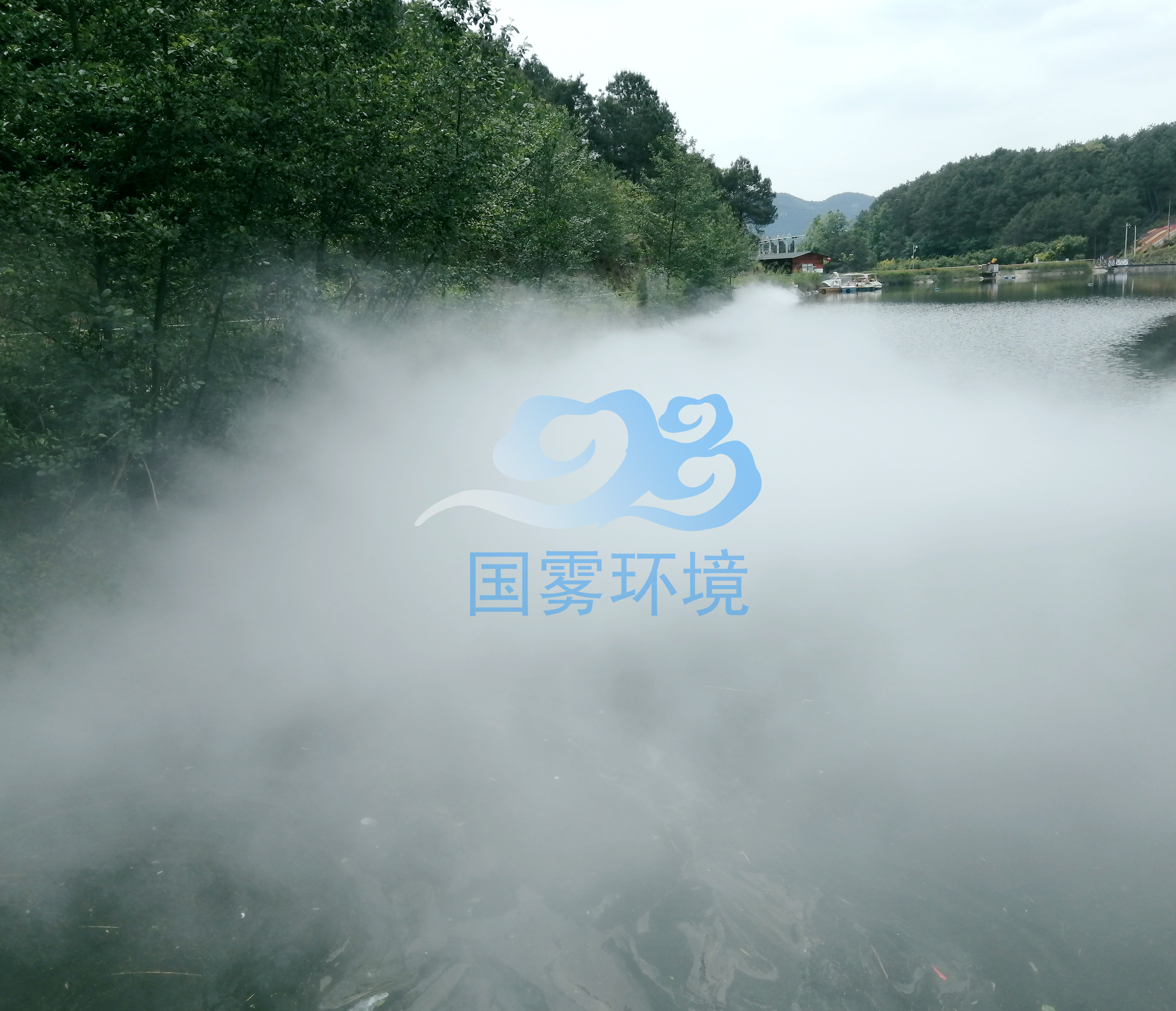 重庆景区高压喷雾造景 重庆国雾环境 打造美丽绿色景观图片