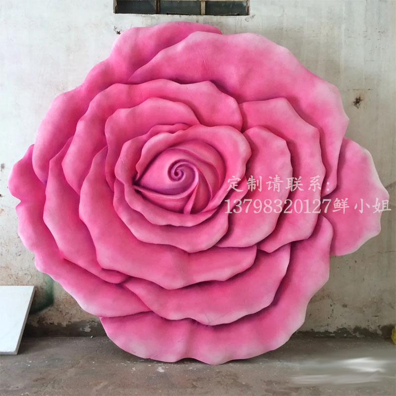 泡沫雕塑花朵大型玫瑰花雕塑仿真花批发