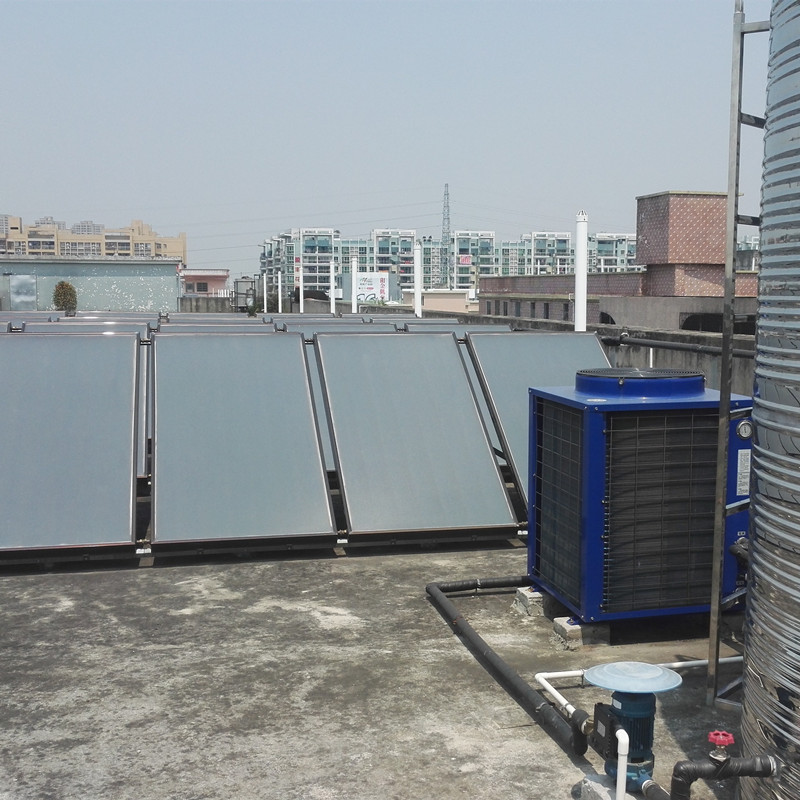 东莞 平板太阳能热水器厂家供应_空气能热水工程安装公司图片