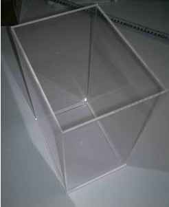 定制透明亚克力展示盒花盆高达手办乐高模型盲盒收纳盒防尘罩盒子图片