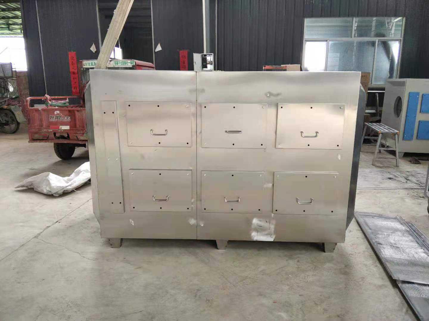 不锈钢活性炭吸附箱 有机废气处理除臭蜂窝活性炭环保箱 碳箱