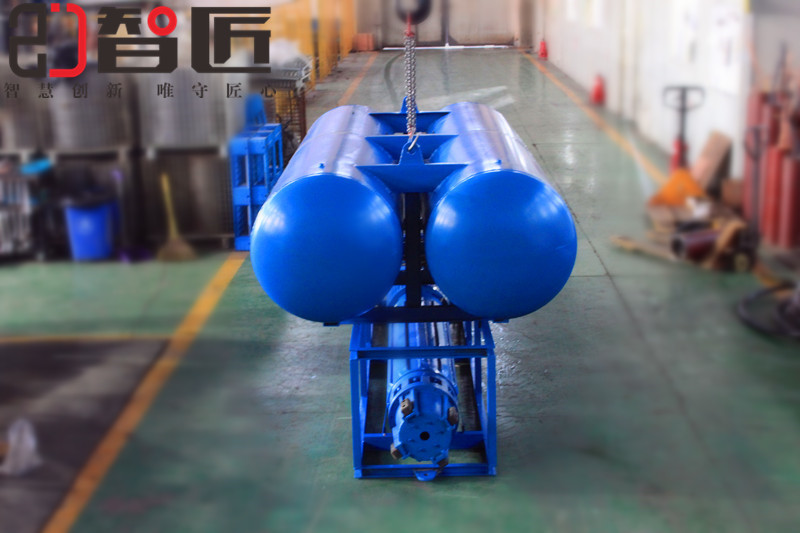 天津市榆树漂浮式潜水泵ZJ350厂家榆树漂浮式潜水泵ZJ350QJF300-252/7高扬程大流量定制智匠泵业