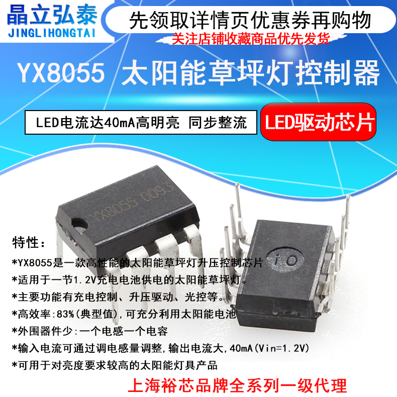 YX8055 LED太阳能草坪灯批发