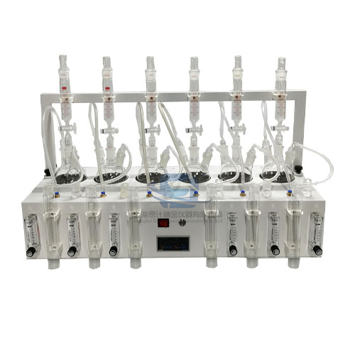 酸化-吹气-吸收的前处理设备一体化硫化物酸化吹气仪图片