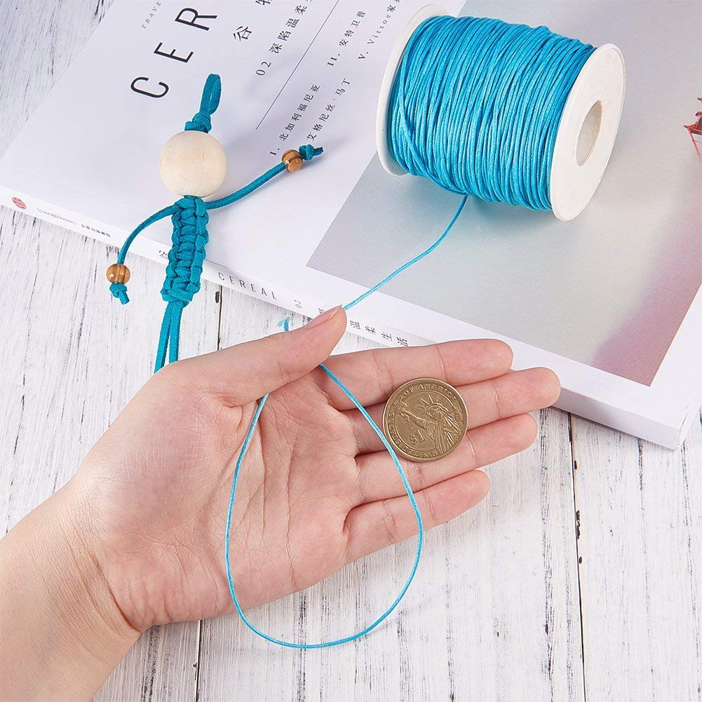 DIY棉蜡绳1mm吊牌串珠绳服装辅料图片