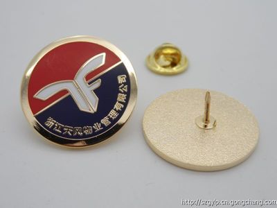 西安专业徽章 胸章制作 金属胸章定做图片