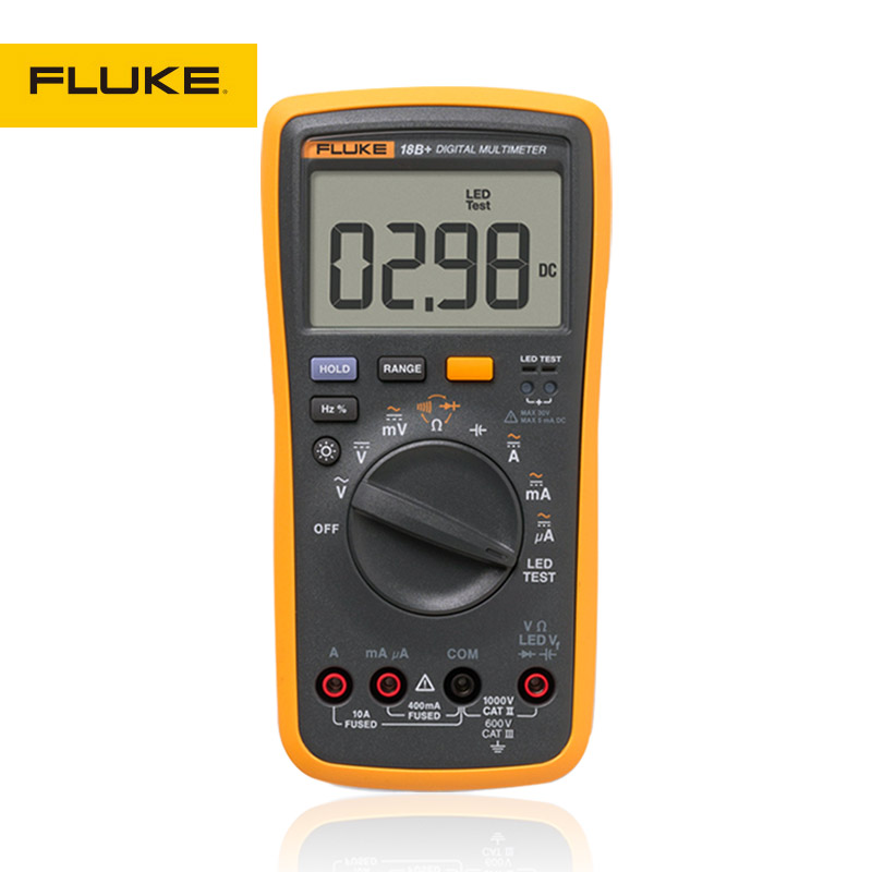 Fluke福禄克数字万用表15B+全自动多功能便携电工表图片