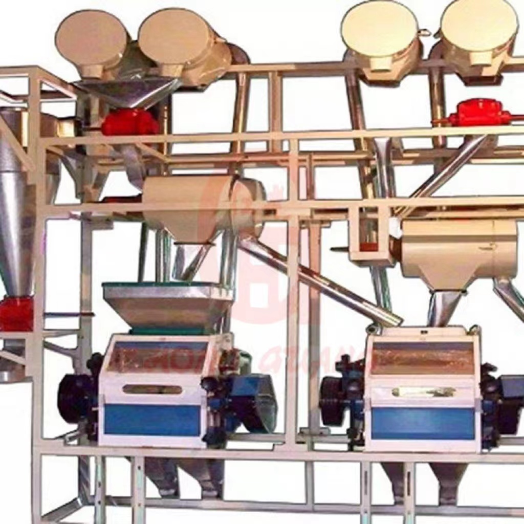 小型五机组面粉机生产厂家，厂家定制，报价单，联系电话 效率高产量达 加工设备可定制