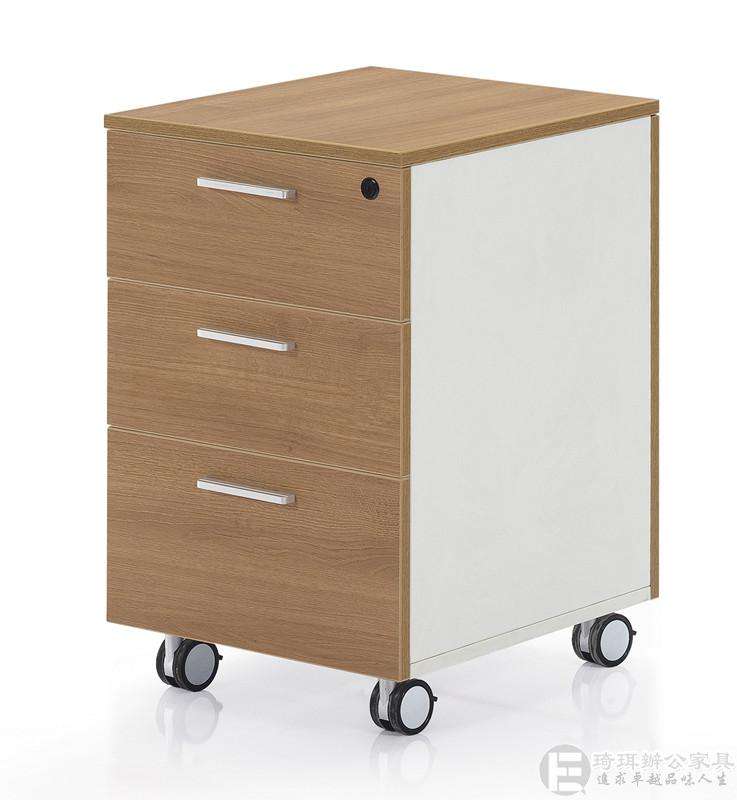 惠州市三抽木纹活动柜厂家供应东莞家具厂特价三抽木纹活动柜