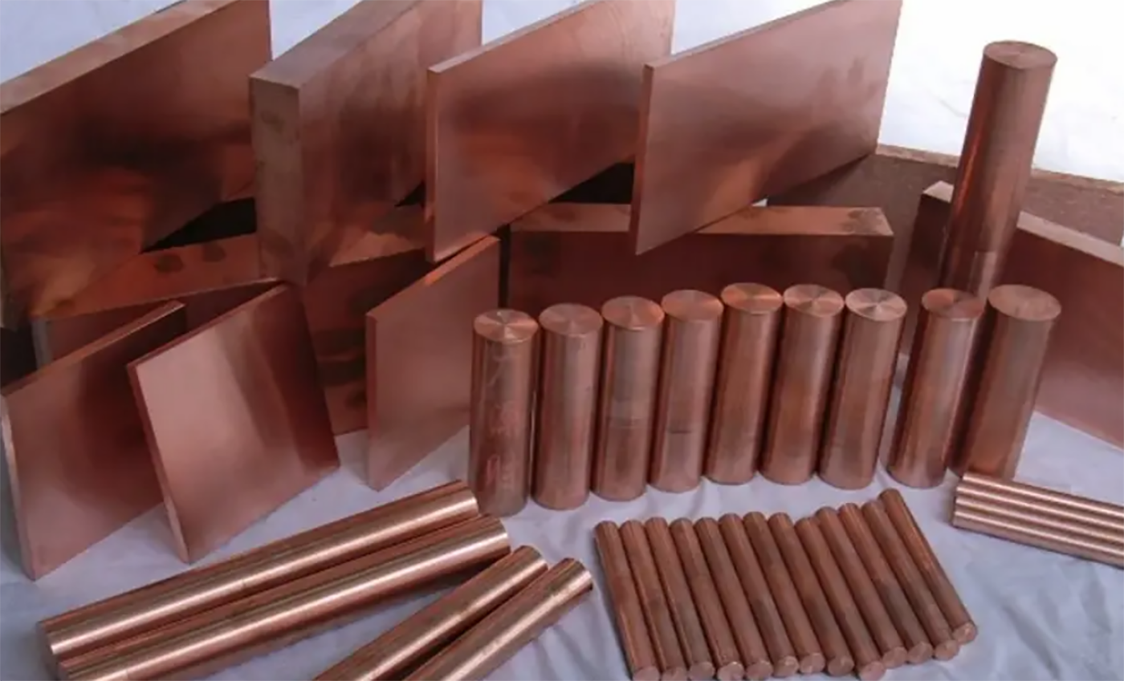 大拓铜材供应紫铜红铜T2工业纯铜激光切割定制电线制作