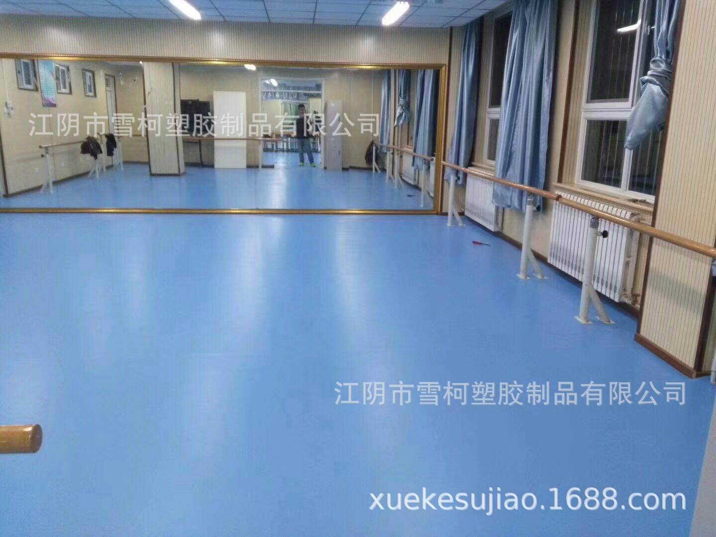 舞蹈地胶地垫教室专业地板胶室内pvc房家用塑胶运动地板芭蕾
