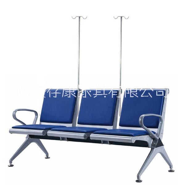 不锈钢三人位输液椅医用不锈钢输液排椅门诊三座输液椅厂家