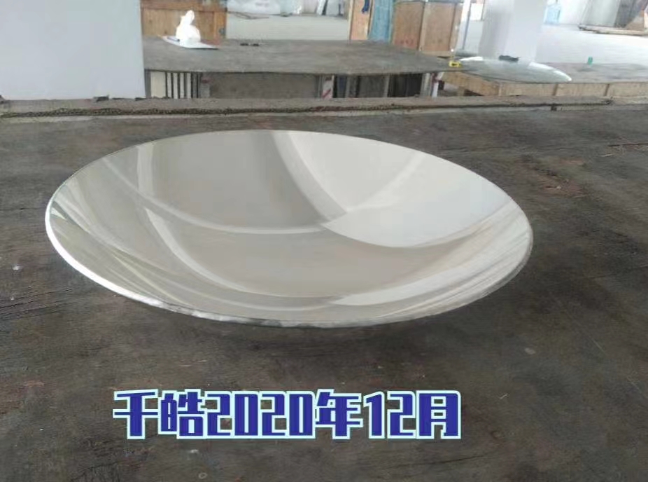3米超大球面镜生产厂家、超大球面镜加工定制价格、超大规格球面镜