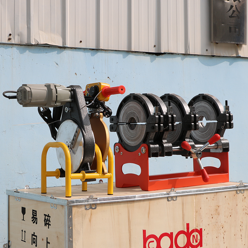 济南市手动200四环热熔焊机自来水管道改造出售二手焊机电力管焊接厂家
