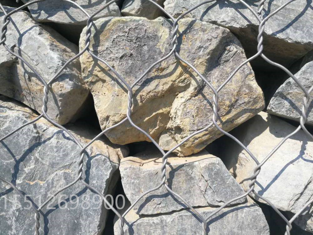 山体支护工程用格宾网 煤矿矿顶支护用石笼网 陕西西安支护格宾网图片